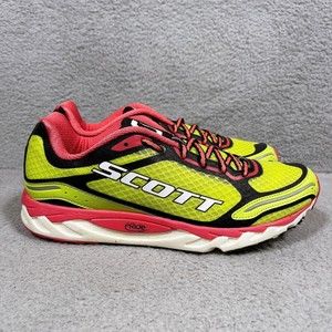 Scott Eride Af Trainer 2.0 Womens Size 10 Running Shoes Yellow Red Black